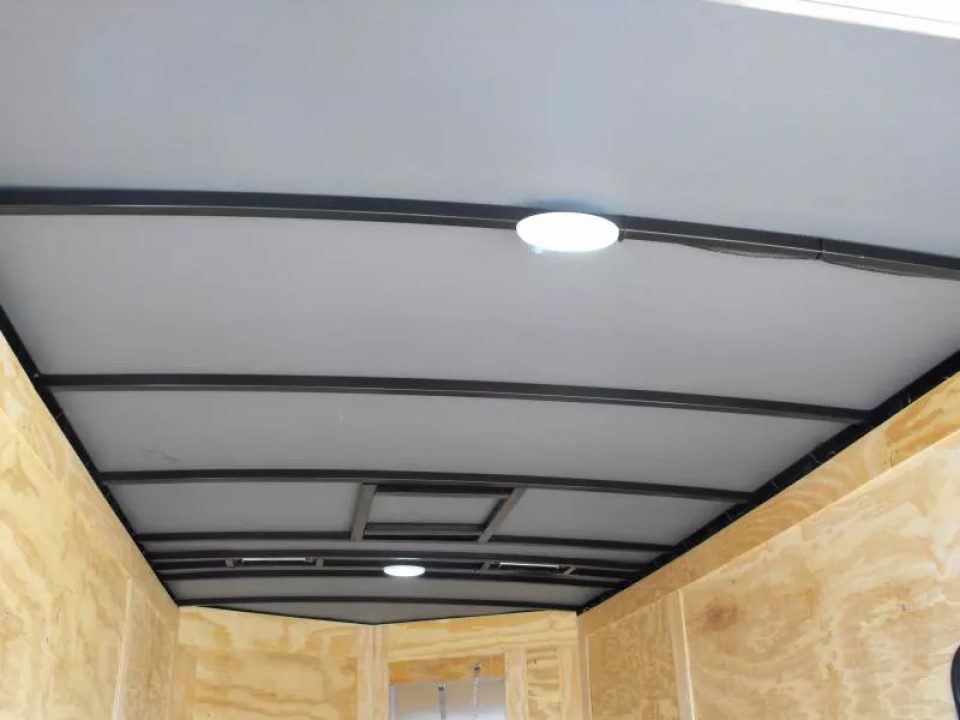 New Enclosed Trailer 6 X 12  Ramp Door   7'  Tall Silver Mist In Color ( 080 Skin ) 7000 GVWR HD 3/4 Walls& Floor