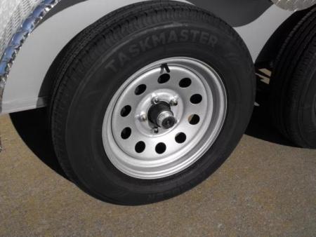 New Enclosed Trailer 6 X 12  Ramp Door   7'  Tall Silver Mist In Color ( 080 Skin ) 7000 GVWR HD 3/4 Walls& Floor