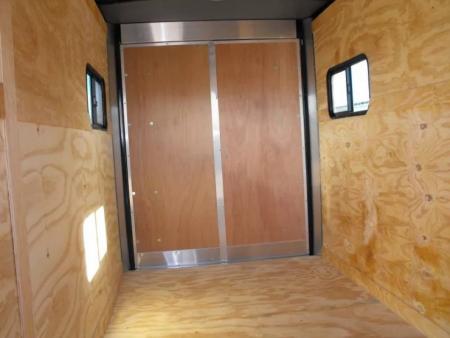 New Enclosed Trailer 6 X 12  Ramp Door   7'  Tall Silver Mist In Color ( 080 Skin ) 7000 GVWR HD 3/4 Walls& Floor
