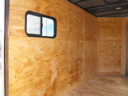 New Enclosed Trailer 6 X 12  Ramp Door   7'  Tall Silver Mist In Color ( 080 Skin ) 7000 GVWR HD 3/4 Walls& Floor