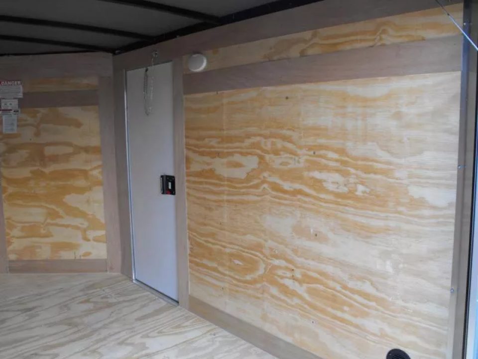 New Enclosed Trailer 5 X 8  Ramp Door   5'  Tall  SIlver Mist  In Color All Tube Built