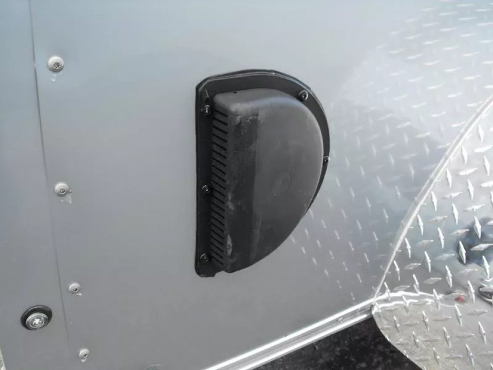 New Enclosed Trailer 5 X 8  Ramp Door   5'  Tall  SIlver Mist  In Color All Tube Built