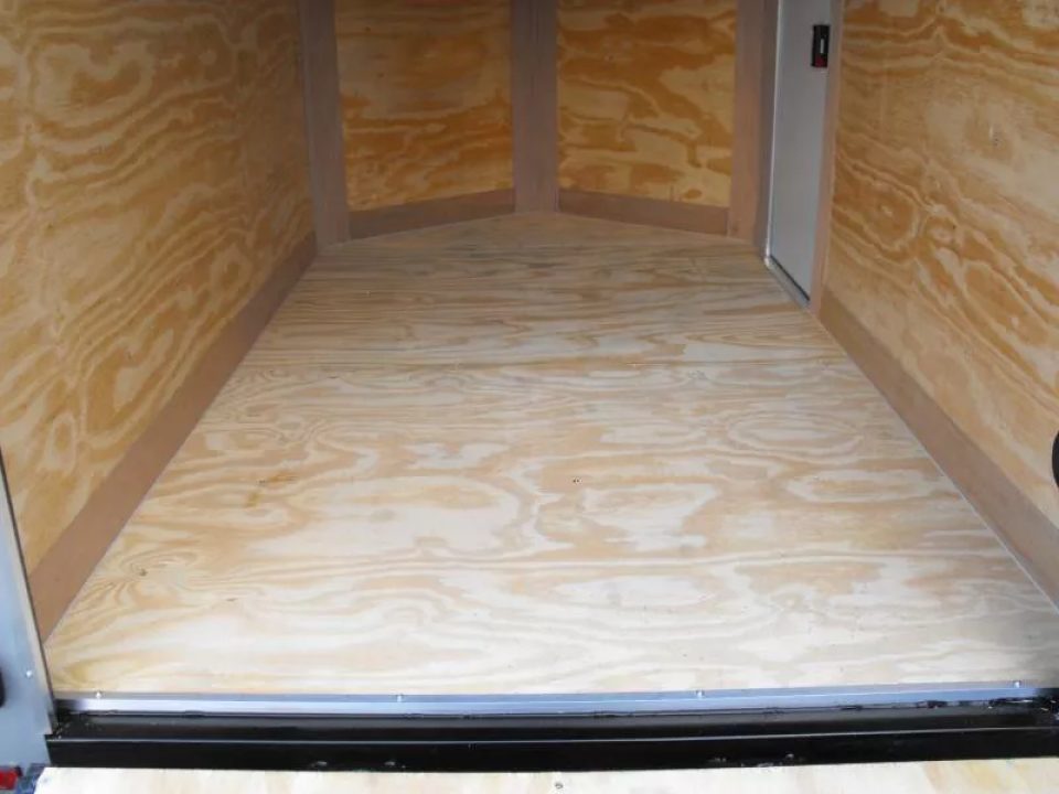 New Enclosed Trailer 5 X 8  Ramp Door   5'  Tall  SIlver Mist  In Color All Tube Built