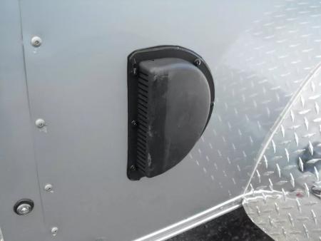 New Enclosed Trailer 5 X 8  Ramp Door   5'  Tall  SIlver Mist  In Color All Tube Built