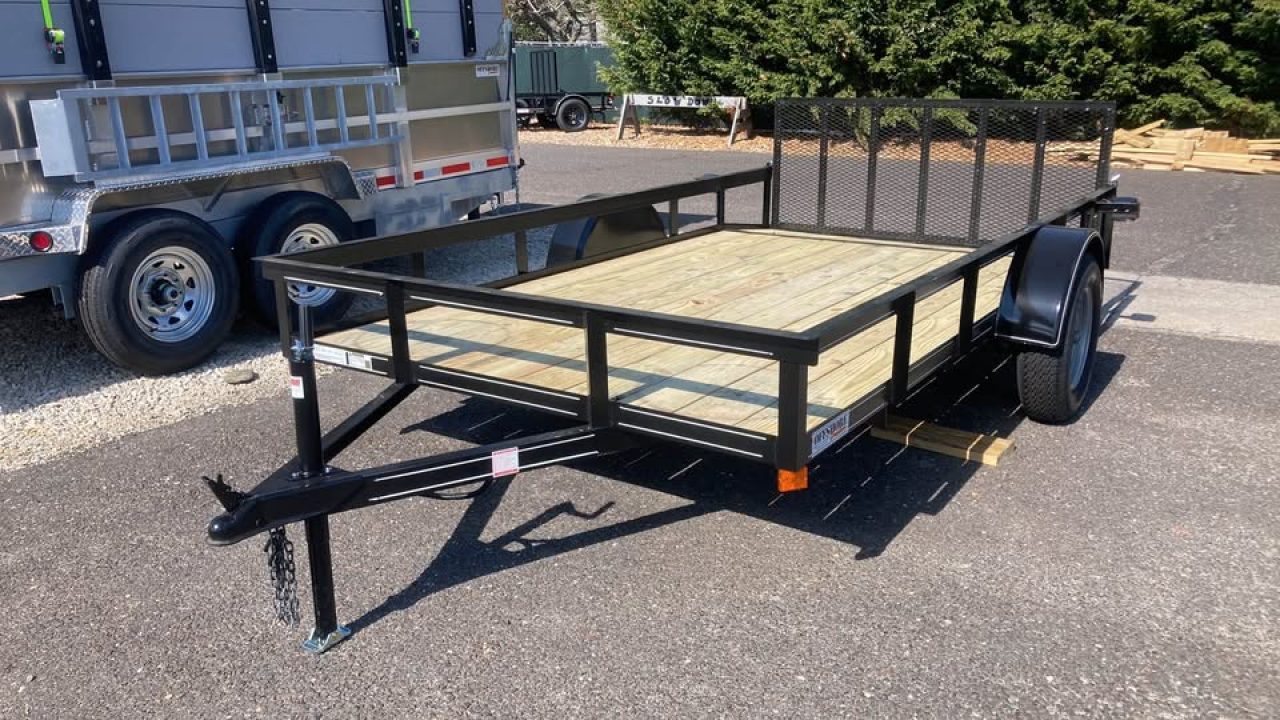 New 2026 P & T Trailers 6.5x12 Utility Trailer