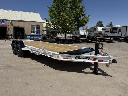 New 2026 Liberty Industries 14K 7X17+3B8 Flatbed Trailer