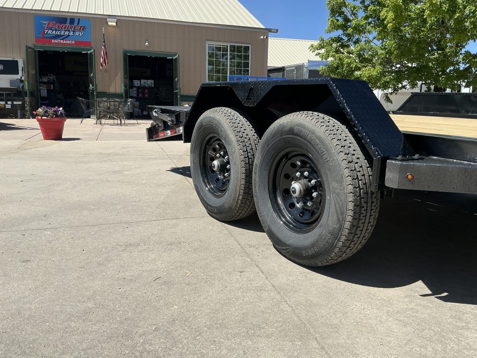 New 2026 Liberty Industries 14K 7X17+3B8 Flatbed Trailer