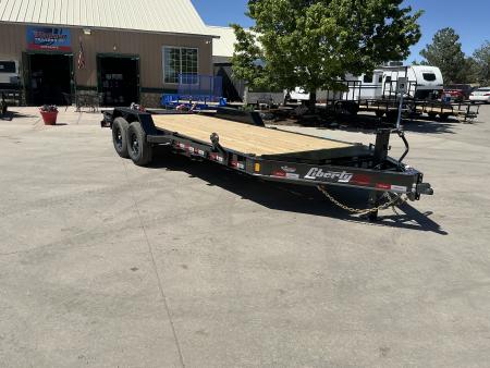 New 2026 Liberty Industries 14K 7X17+3B8 Flatbed Trailer