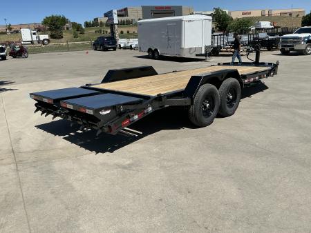 New 2026 Liberty Industries 14K 7X17+3B8 Flatbed Trailer