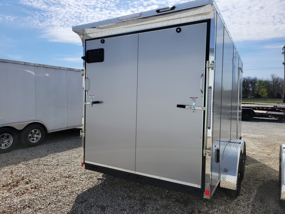 New 2026 Formula Trailers 7x14 Traverse Flat Top V-Nose 7K Cargo / Enclosed Trailer