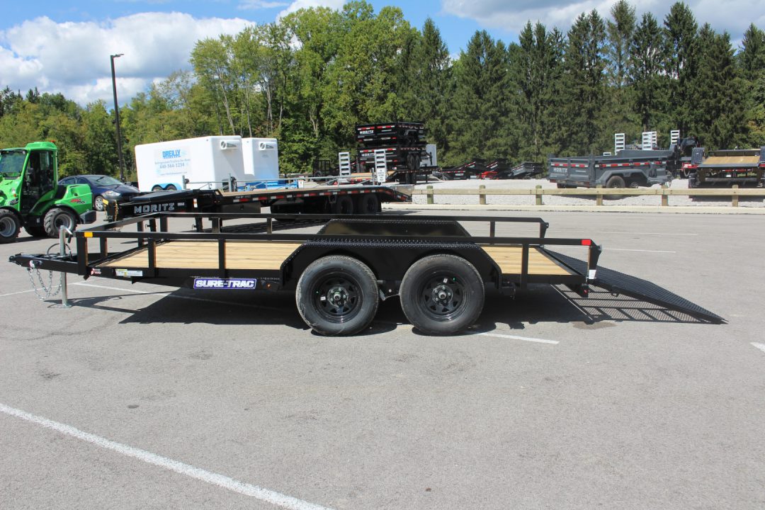 New 2026 Sure-Trac 7' x 14' Tandem Axle Tube Top Utility Trailer - 7000# GVW