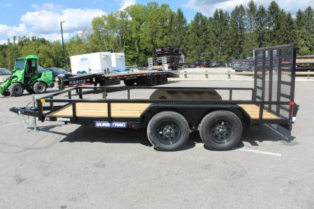 New 2026 Sure-Trac 7' x 14' Tandem Axle Tube Top Utility Trailer - 7000# GVW