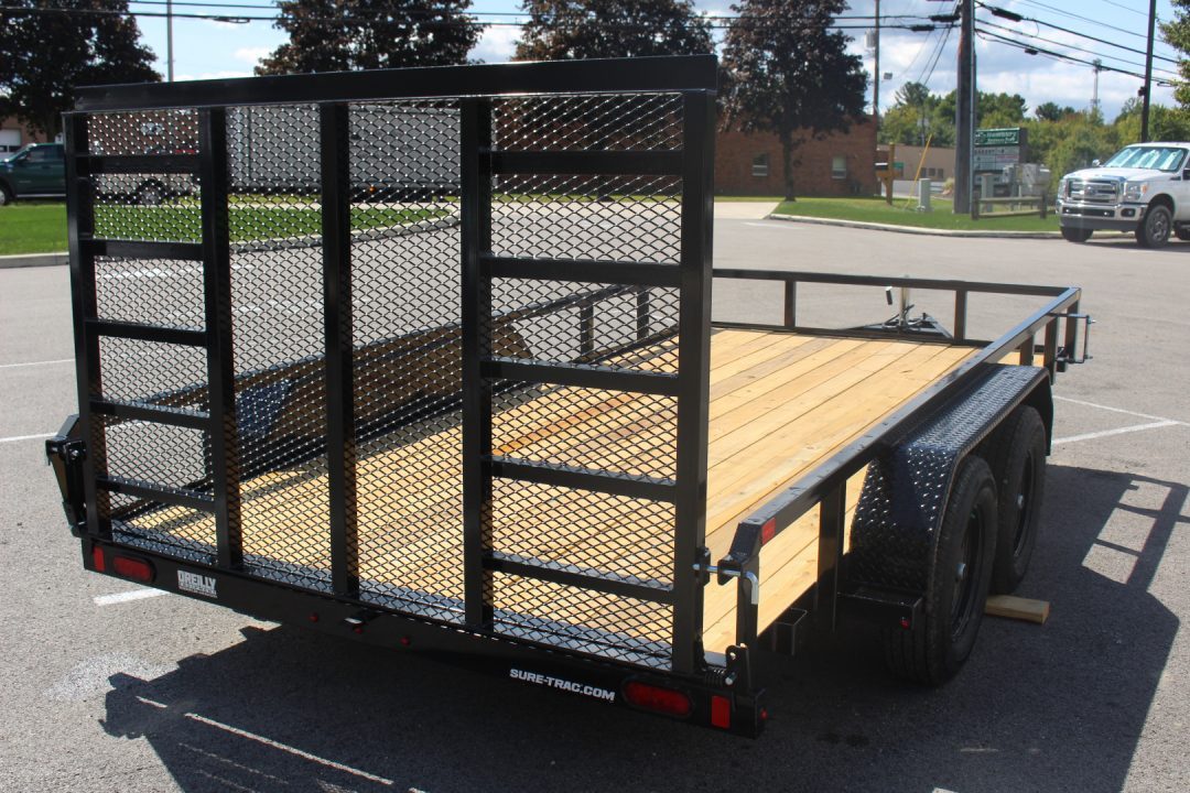 New 2026 Sure-Trac 7' x 14' Tandem Axle Tube Top Utility Trailer - 7000# GVW