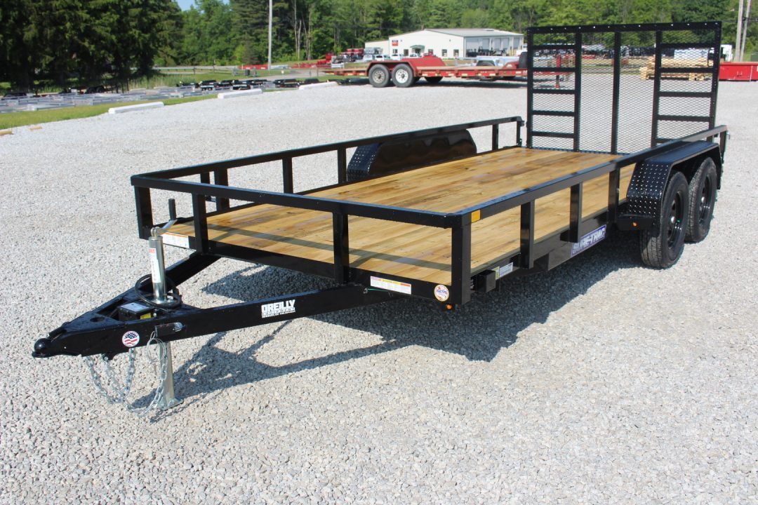 New 2026 Sure-Trac 7' x 16' Tandem Axle Tube Top Utility Trailer - 7000# GVW