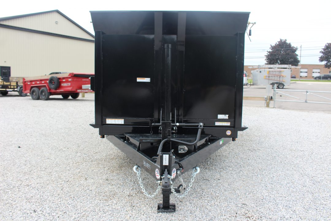 New 2026 Sure-Trac 7' x 16' Hydraulic Dump Trailer - 4' Steel Sides - Telescopic Ram - 14000# GVW