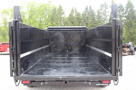 New 2026 Sure-Trac 7' x 16' Hydraulic Dump Trailer - 4' Steel Sides - Telescopic Ram - 14000# GVW