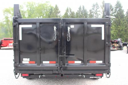 New 2026 Sure-Trac 7' x 16' Hydraulic Dump Trailer - 4' Steel Sides - Telescopic Ram - 14000# GVW