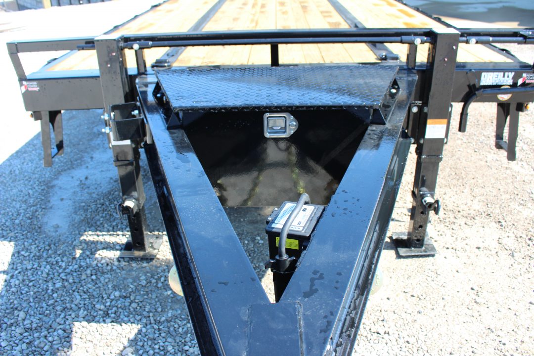 New 2026 Sure-Trac 8.5' x 20' + 5' Low Profile Beaver Tail Deckover Flatbed - 25,900# GVW