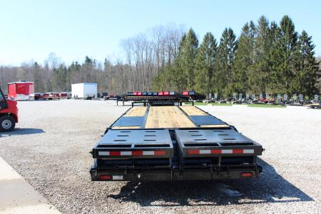 New 2026 Sure-Trac 8.5' x 20' + 5' Low Profile Beaver Tail Deckover Flatbed - 25,900# GVW