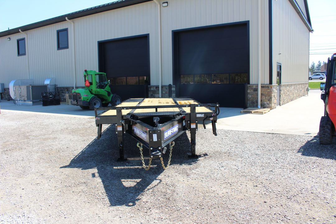 New 2026 Sure-Trac 8.5' x 20' + 5' Low Profile Beaver Tail Deckover Flatbed - 22,500# GVW