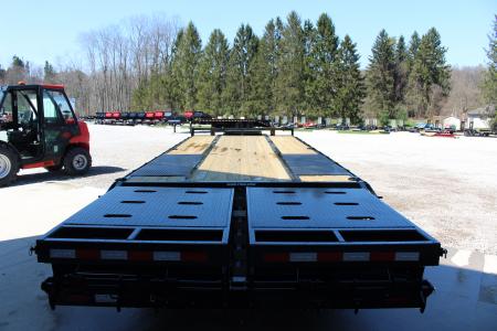 New 2026 Sure-Trac 8.5' x 20' + 5' Low Profile Beaver Tail Deckover Flatbed - 22,500# GVW