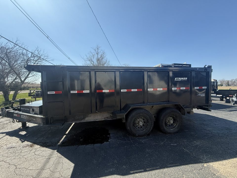 Used 2025 Ascend Industries BPDT16-14 4 FT SIDES Dump Trailer