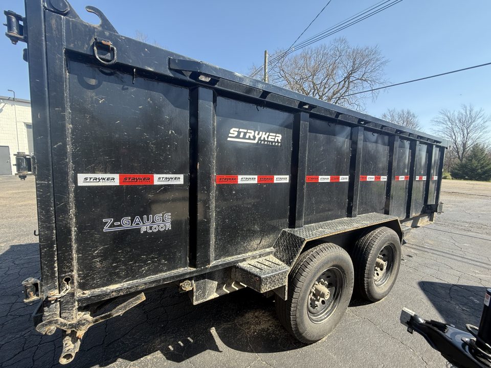Used 2025 Ascend Industries BPDT16-14 4 FT SIDES Dump Trailer