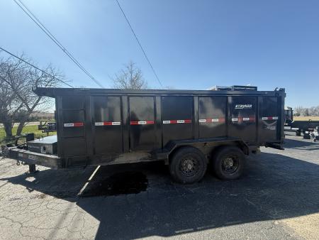 Used 2025 Ascend Industries BPDT16-14 4 FT SIDES Dump Trailer
