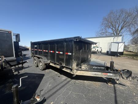 Used 2025 Ascend Industries BPDT16-14 4 FT SIDES Dump Trailer
