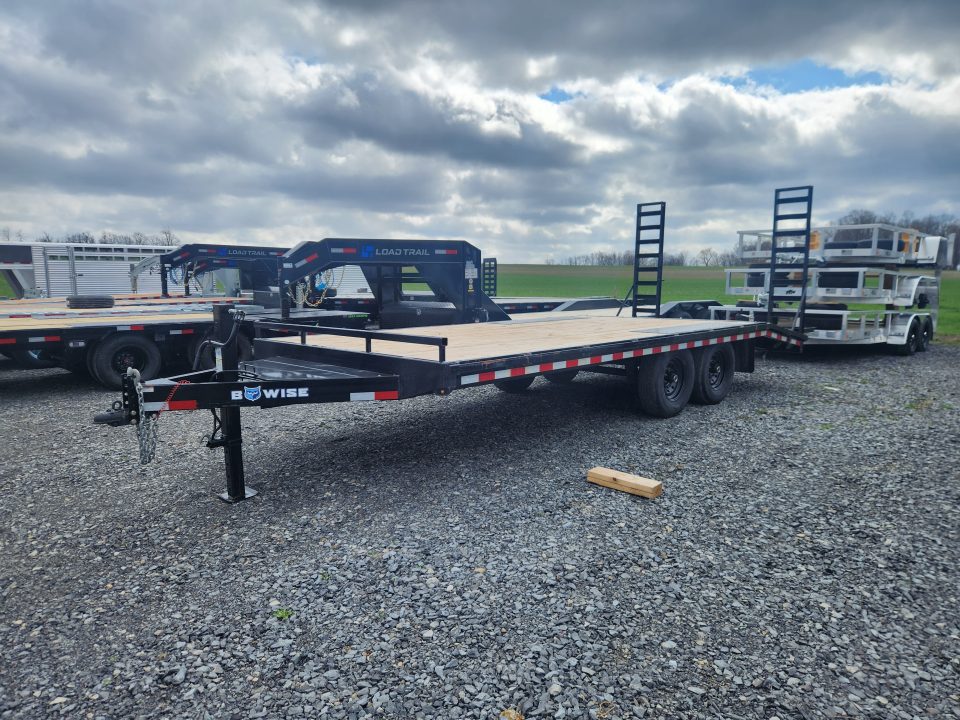 Used 2023 BWISE EHD14 102x20 14K Deckover Equipment Trailer