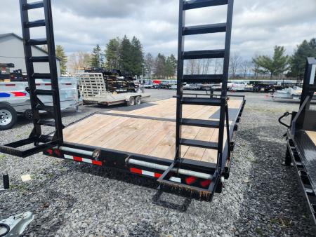 Used 2023 BWISE EHD14 102x20 14K Deckover Equipment Trailer