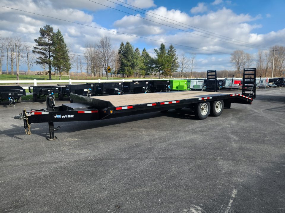 Used 2022 BWISE EHD15 102x24 15.4K Deckover Equipment Trailer