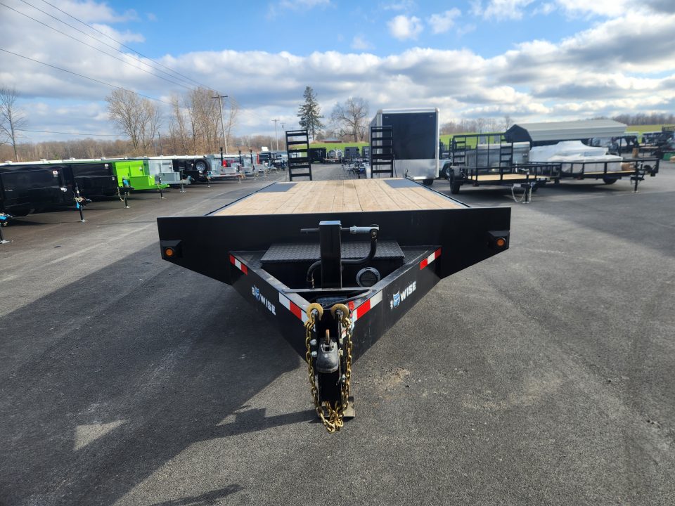 Used 2022 BWISE EHD15 102x24 15.4K Deckover Equipment Trailer