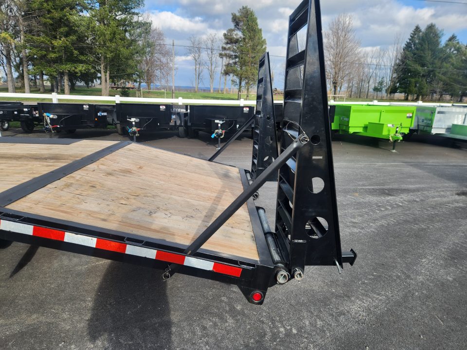 Used 2022 BWISE EHD15 102x24 15.4K Deckover Equipment Trailer