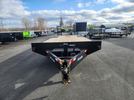 Used 2022 BWISE EHD15 102x24 15.4K Deckover Equipment Trailer