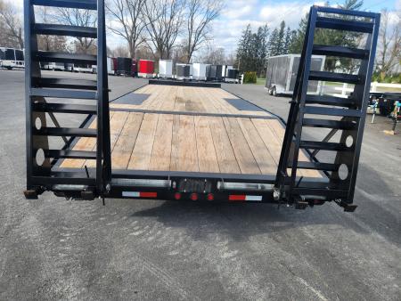Used 2022 BWISE EHD15 102x24 15.4K Deckover Equipment Trailer