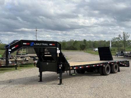 New 2026 Load Trail GP 102X25 Flatbed Trailer / MAX RAMPS / WINCH PLATE / RUB RAIL / 24K GVWR