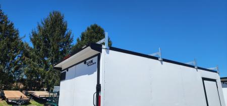 New 7 x 16 Look ST DLX Cargo Blackout Package 7k **Ladder Racks