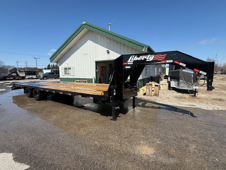 New 2026 Liberty 102"x32' GOOSENECK Deckover Trailer