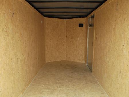 New 2026 Covered Wagon Trailers 6x12 Cargo / Enclosed Trailer / Extra Wide Ramp / .030 White Skin