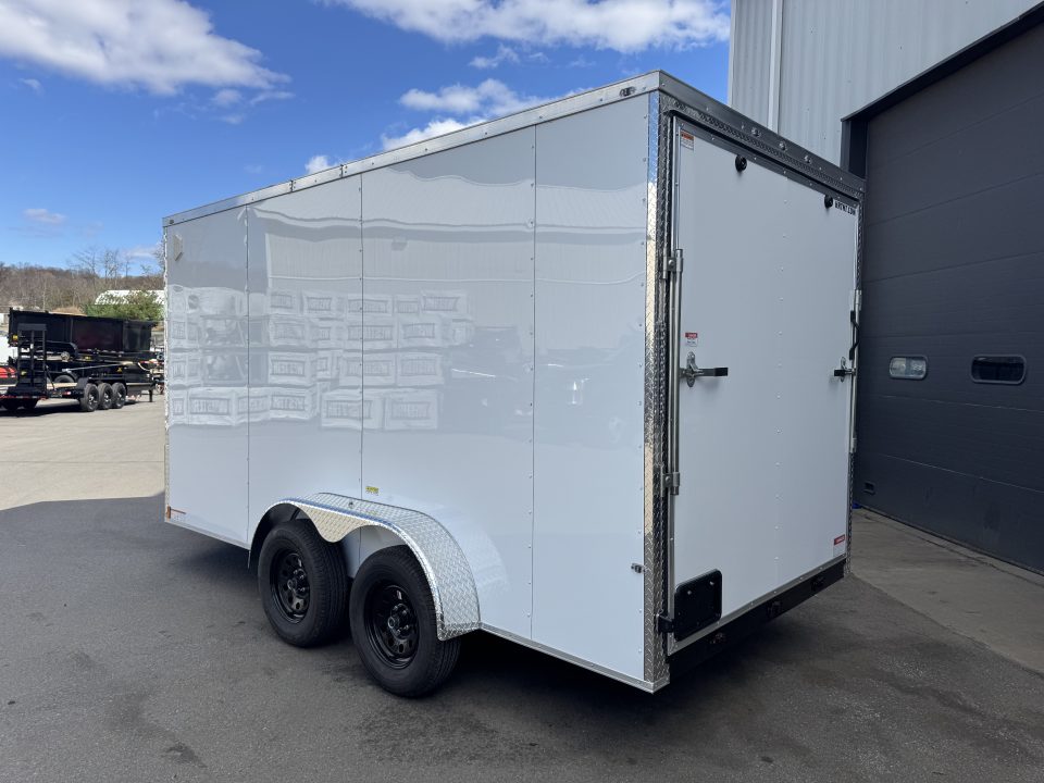 New 2026 Maximum Cargo Trailers 7X14TA Cargo / Enclosed Trailer *WHITE