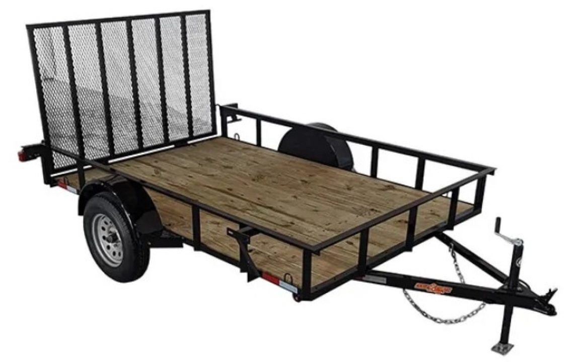 New Down 2 Earth 5x8 Utility Trailer