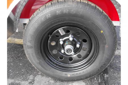 New Enclosed Trailer 4 X 6Barn Door 4' 6" Interior Red In Color 030 Skin