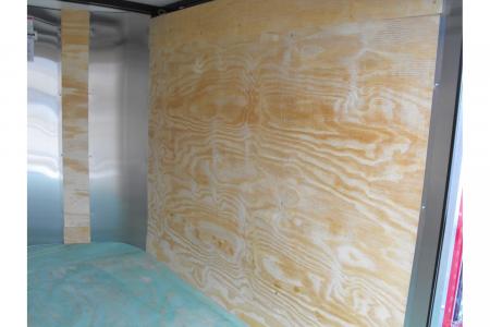 New Enclosed Trailer 4 X 6Barn Door 4' 6" Interior Red In Color 030 Skin