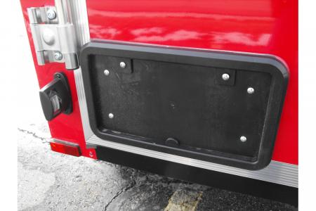 New Enclosed Trailer 4 X 6Barn Door 4' 6" Interior Red In Color 030 Skin