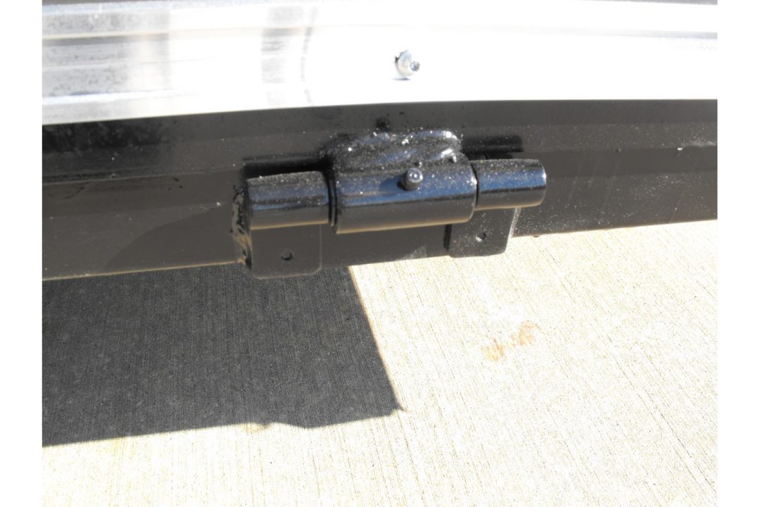 New Enclosed Trailer 4 X 8 Barn Door 4' 6" Interior Charcoal In Color 080 Skin