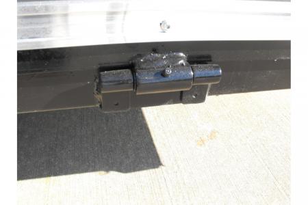 New Enclosed Trailer 4 X 8 Barn Door 4' 6" Interior Charcoal In Color 080 Skin