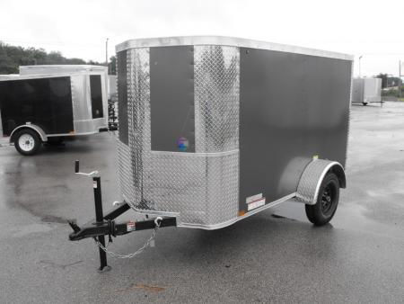 New Enclosed Trailer 4 X 8 Barn Door 4' 6  Int 080 Skin