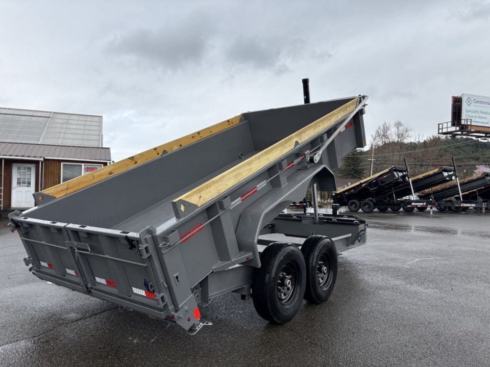 New SALE! DUMP TRAILER 2026 Diamond C LPT207 82X14 LOW PROFILE 15500 GVWR CEMENT GRAY