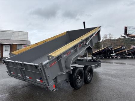 New SALE! DUMP TRAILER 2026 Diamond C LPT207 82X14 LOW PROFILE 15500 GVWR CEMENT GRAY
